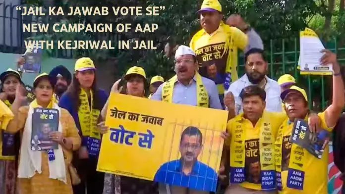 “Jail Ka Jawab Vote Se” Protest Rocks Delhi as AAP’s Battle Cry Echoes Across the Capital