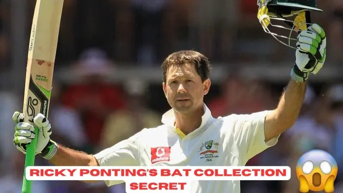 Ricky Ponting’s Bat Collection A Century-Infused Treasure Trove