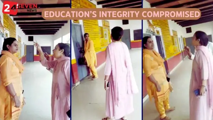Shocking School Scandal Agra Principal’s Aggression Goes Viral