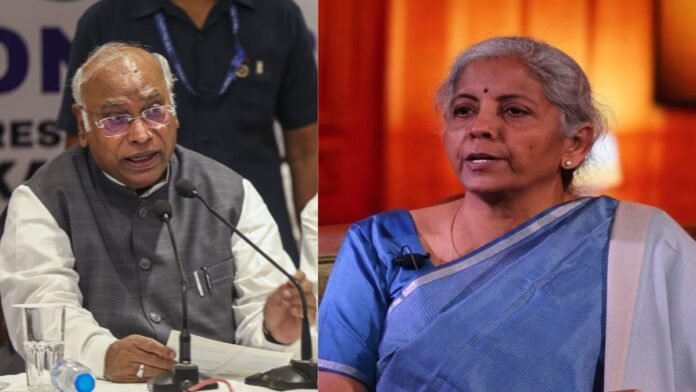 'Electoral bonds were taken by threatening people', said Kharge on FIR registered against Nirmala Sitharaman
