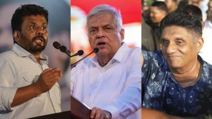 Voting is going on for the presidential election in Sri Lanka, a triangular contest is expected
