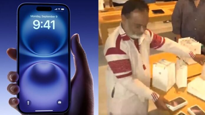 You would not have seen such craze for iPhone, a person bought 5 iPhones in the first sale, watch the video
