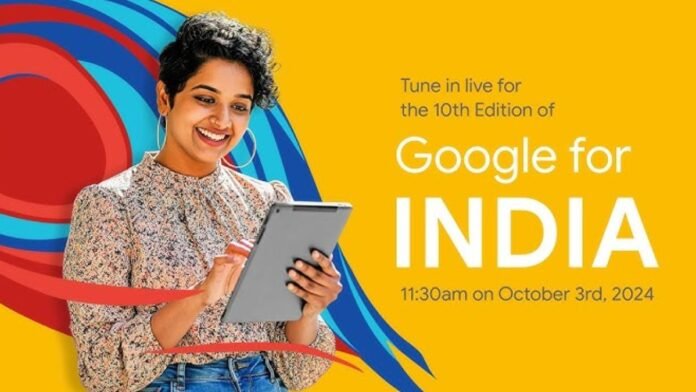 Google For India 2024 event today, many big announcements can be made including new AI tools
