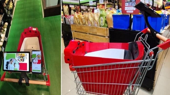 Jio's 'Intelligent Shopping Cart' made you enjoy, after shopping there will be no need to stand in line for the bill.
