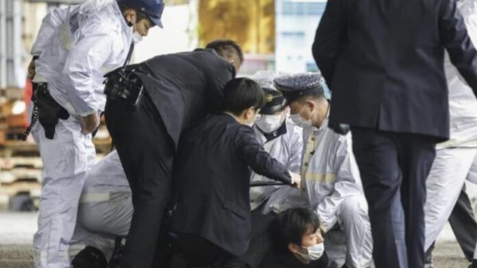 Panic broke out after bomb attack on the headquarters of Japan's ruling party, suspect arrested on the spot
