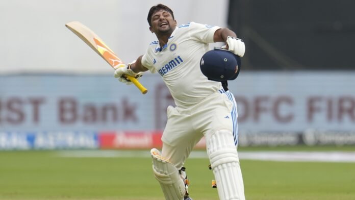 Sarfaraz Khan showed his dominance as soon as he made a comeback, scored the first century of his Test career.
