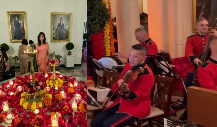 Video: Om Jai Jagdish Hare echoed in the White House, video went viral on Diwali
