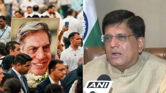 When Ratan Tata came to Piyush Goyal's house, the Union Minister cried remembering that interesting incident of the meeting.
