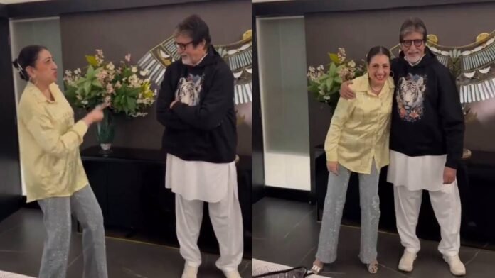 Woman started dancing and singing in front of Amitabh Bachchan, Big B kept watching, video is funny
