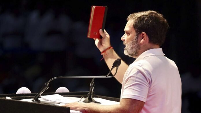 Battle broke out over the 'Lal Kitab' in the hands of Rahul Gandhi, BJP made a big claim
