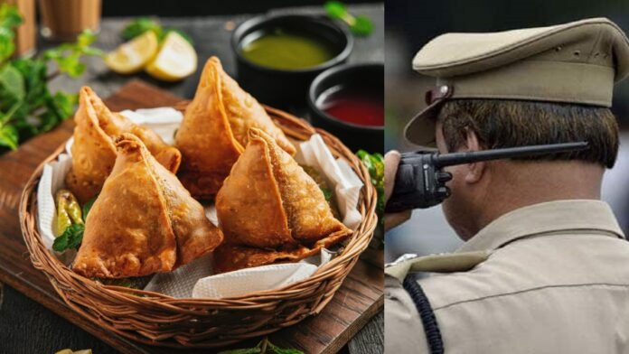 CM's staff ate samosa, notice to 5 policemen, case of this state
