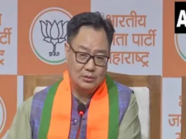 Congress insulted Ambedkar, Rahul Gandhi does not respect the Constitution, Kiren Rijiju attacks the Grand Old Party.
