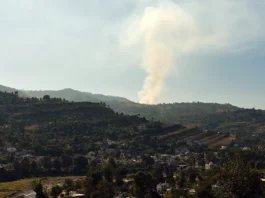 Landmine explosion due to forest fire near the Line of Control in Poonch, Jammu and Kashmir
