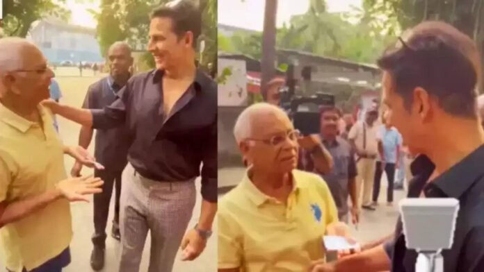 'Toilet has rotted', old man started complaining to Akshay Kumar who came to cast his vote, what did the actor say?
