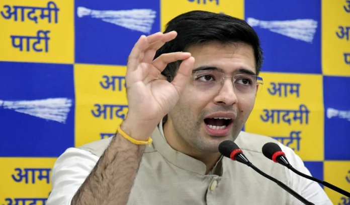 AAP MPs Raghav Chadha, Sanjay Singh move adjournment motion in RS to discuss 'rise in crimes' in Delhi
