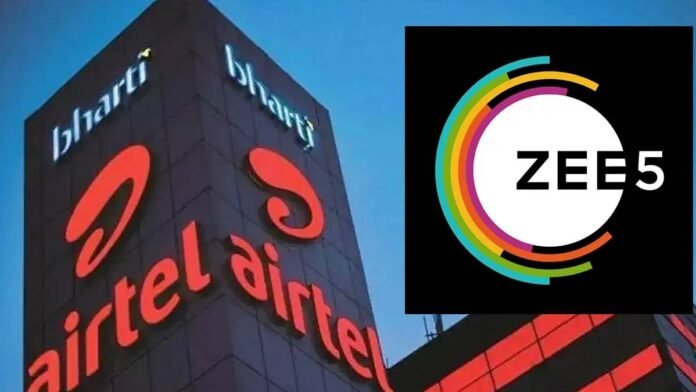 Airtel provided fun to millions of users, giving free Zee5 OTT with cheap recharge
