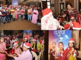 Artists of TV shows 'Jagriti' and 'Vasudha' celebrated Christmas on the set, beautiful photos surfaced
