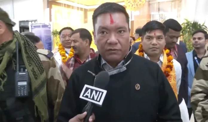 Arunachal CM criticizes Rahul Gandhi for 'misbehaving' with Nagaland MP
