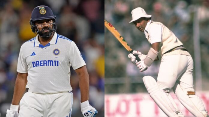 Captain Rohit Sharma reached level with Sunil Gavaskar, this happened as soon as he lost to Australia
