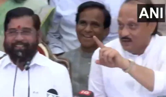 Dada's experience of taking oath in the morning and evening, Eknath Shinde's jibe at Ajit Pawar, lots of laughter
