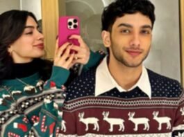 Khushi Kapoor celebrated Christmas sweater party with Vedang Raina, shared special moments
