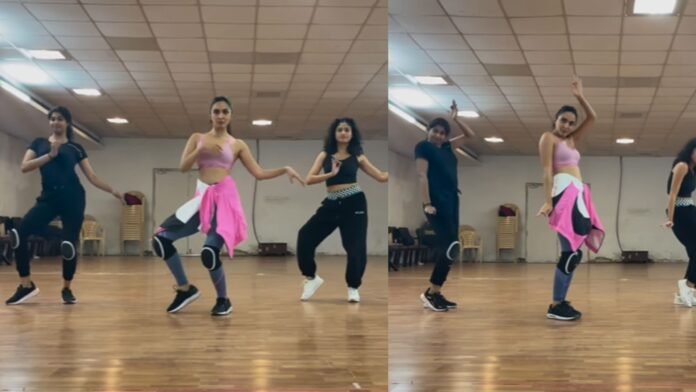 Kiara Advani shot a song of Game Changer in 13 days, shared the rehearsal video
