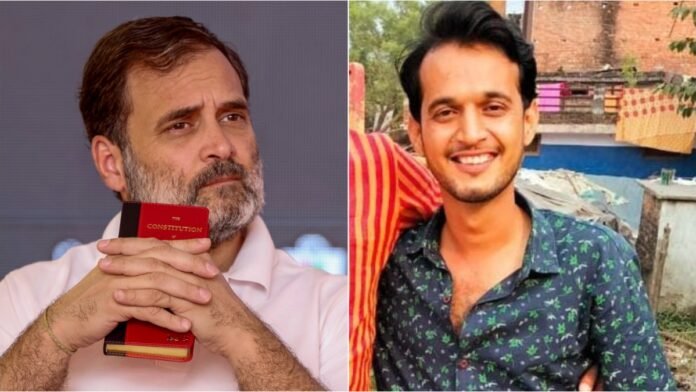 Rahul Gandhi spoke to the father of deceased Congress worker Prabhat Pandey, expressed grief, said - we are with you
