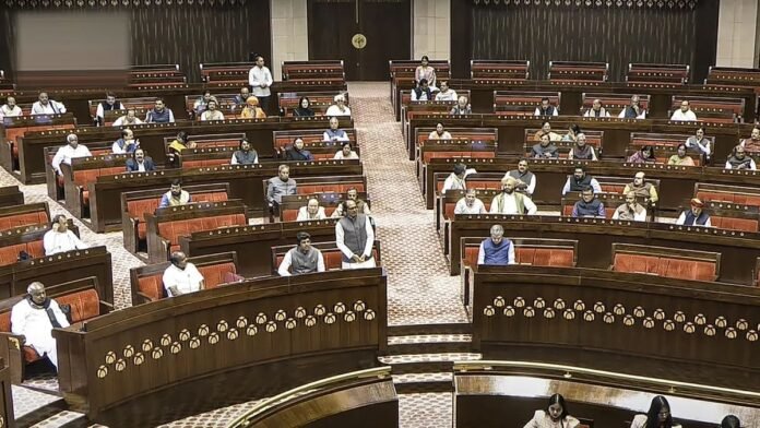 Strong uproar by opposition in Lok Sabha and Rajya Sabha, House proceedings adjourned till 2 o'clock
